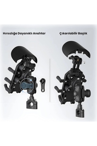 Ceylan Adam Gidon Bağlantılı Güneş Ve Yağmur Korumalı 360 Derece Ayarlanabilir Motosiklet Bisiklet