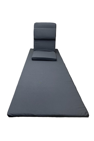 Backjack Meditasyon Sandalyesi Destekli Yer Minderi + 60x180 Kumaş Mat - Backjack 3xl Mat+backjack İkili Set Antrasit