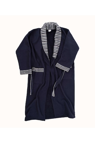 Limira 2'li Set Lacivert Pamuk 1 Bornoz L-xl 1 Çeyiz Havlu 50x90 2236 Lacivert
