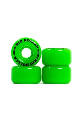 Rio Roller Coaster Green Quad Paten Tekerleği 58 Mm-Yeşil Çok Renkli