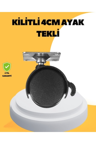 Gld-spt- 4 Cm Kilitli Mobilya Tekerleği Tekli Sessiz Ve Dalı Plastik