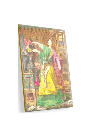 Cakasepetim Morgan Le Fay Kral Arthur'un Koruyucusu Cadı Ahşap Mdf Tablo