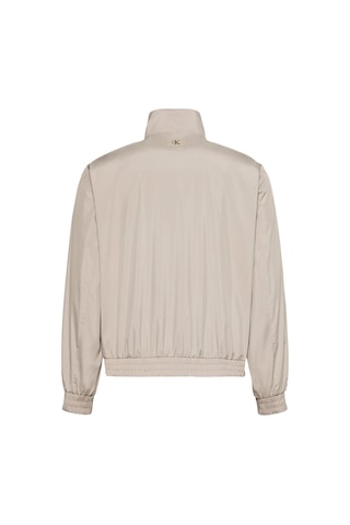 Calvin Klein Ls Dolgusuz Naylon Harrington Vintage Haki Erkek Ceket-13073 Bej
