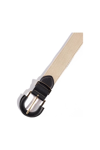 Jimmy Key Jimmy Key Bej Oval Tokalı Dokuma Kemer 6sw417403125