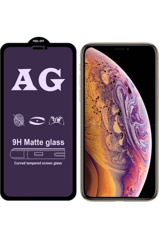 Apple Uyumlu   iPhone 11 Pro -5.8- Xs-X Anti Blue Light 3D Full Cam Ekran Koruy Siyah (394342503)