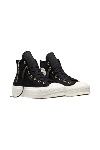 A18387c-k Converse Chuck Taylor All Star Lıft Sıde Zıp Kadın Spor Ayakkabı Siyah A18387c-k