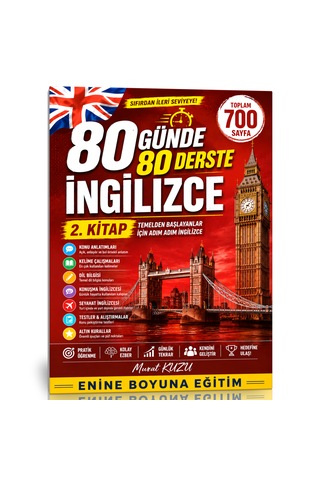 80 Günde 80 Derste İngilizce Eğitim Seti 3 Kitap