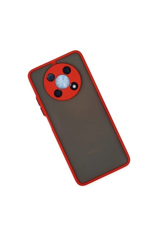 Huawei Nova Y90 Kılıf Montreal Silikon Kapak - Kırmızı Düz Renkli