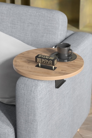 Goldfalez Ayarlanabilir Dekoratif Modern Yan Sehpa Tepsi Atlantik Çam