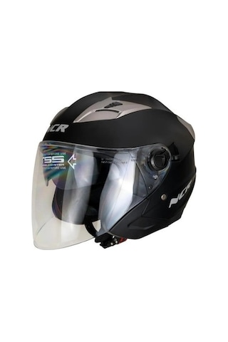 Ncr Kask Çenesiz 708 Ece 22/06 Belgeli- Siyah