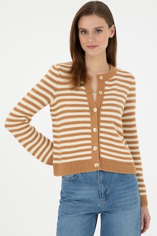 U.s. Polo Assn. Kadın Camel Hırka Triko 50297119-vr015 Camel