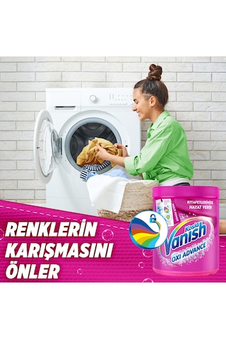 Vanish Multipower Leke Çıkartıcı & Deterjan Güçlendirici Toz Renkliler İçin 800 G