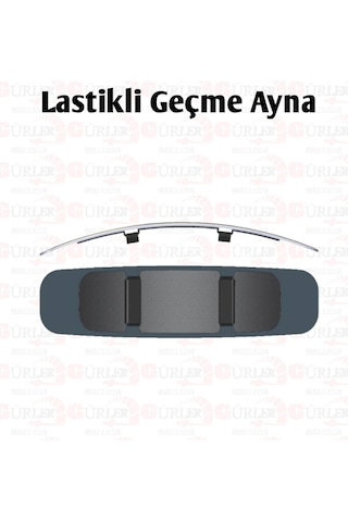 Geçme Iç Dikiz Ayna Bombeli Üniversal Geniş Açılı Geçmeli