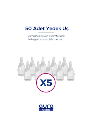 Nazal Burun Aspiratörü Yedek Uç 50 Adet