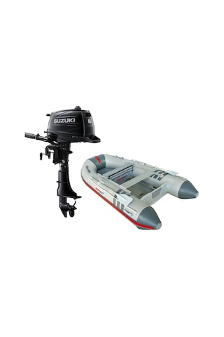 Marinport 300 Ahşap Tabanlı Şişme Bot + Suzuki 6 Hp Deniz Motoru