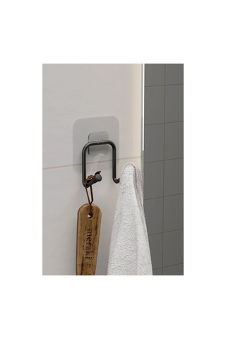 Metal Askılık, 2'li Çift Kancalı Banyo Mutfak Askısı İle Pratik Kullanım 12 Izgara