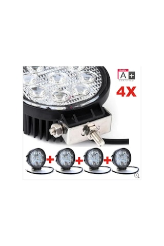 4 Adet 9 Led Off Road Sis Farı Sis Lambası Gemi Tekne Yat Farı
