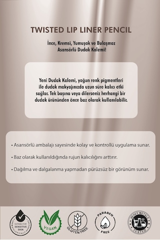 Farmasi Dudak Kalemi 05 Ash Brown