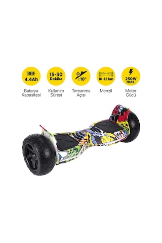 Corby Cs70 Hoverboard Sarı