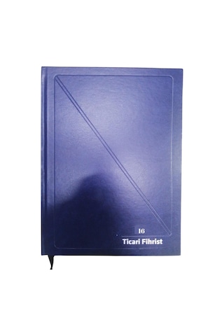 Fihrist Ticari 16'lı 16x23 Lacivert Cilt Bezli 1 Adet Artlantis Ticari Firhist Lacivert 16*23
