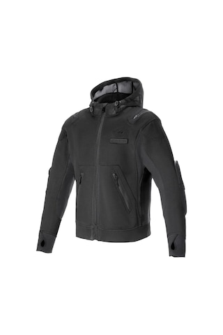 Alpinestars Moflow Air Tech Hoodie Korumalı Motosiklet Montu Siyah Siyah