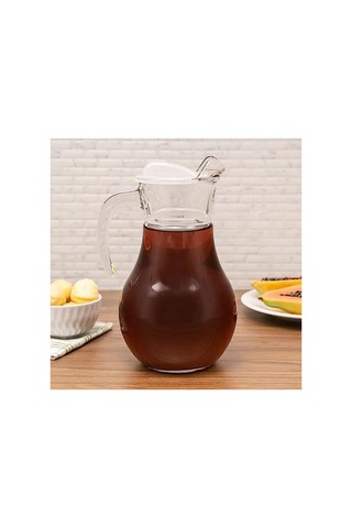 Şeffaf Kapaklı 1800 Ml Kapasiteli Sürahi Hediye Kutusunda