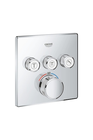 Grohe Grohtherm Smartcontrol Üç Noktadan Akış Kontrollü Kumanda - 29126000 Krom