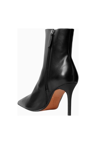 Schutz City Natural 85 Siyah Deri, Zarif Ve Modern Topuklu Bot