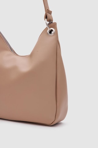 Shule Bags Valerie Oval Omuz Çantası Vizon Vizon