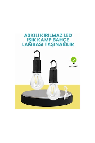 Mey İthalat Su Geçirmez Dış Mekan Led Çadır Işığı