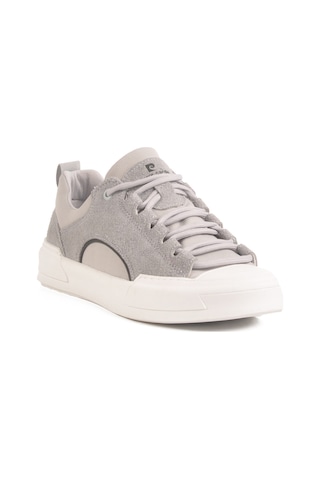 Pierre Cardin Gri Hakiki Deri Erkek Sneaker 23corvet M Gri