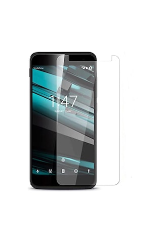 Vodafone Smart Pro 7 Nano Kırılmaz Cam Ekran Koruyucu Şeffaf
