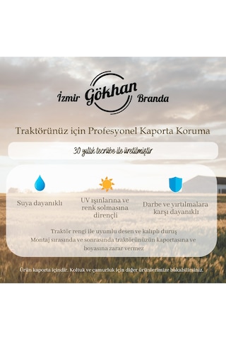 Massey Ferguson 3625 Traktör Kaporta Kılıfı Agco