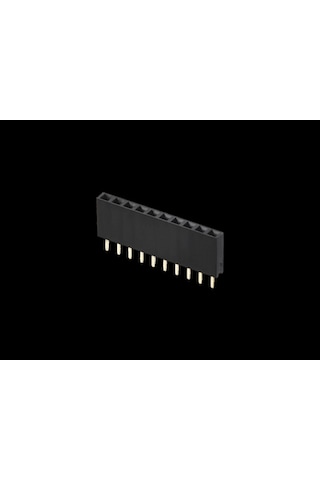 5 Adet - 1x10 Tek Sıra 10 Pin Dişi Header Soket Pcb Uyumlu Konnektör