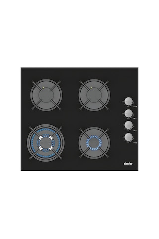 Simfer 0+9 Fonksiyon Airfry Dijital 3'lü Ankastre Set 8215 Fırın + 3508 Ocak + 8738 Davlumbaz Siyah