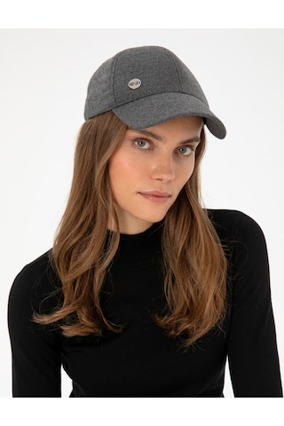 Pierre Cardin Kadın Gri Melanj Şapka 50317684-vr086 Gri Melanj