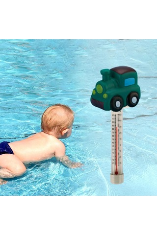 Suntek Yüzer Havuz Termometresi Jakuzi Akvaryumlar Tren-şekli