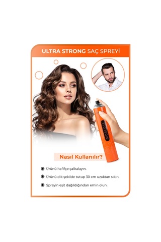 Ultra Strong Saç Spreyi 400 Ml - Ultra Güçlü Tutuş
