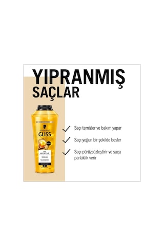 Oil Nutritive Besleyici Şampuan Yıpranmış Saçalar 400 Ml