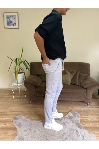 Tuba Toptaş Jogger Pantolon Gri