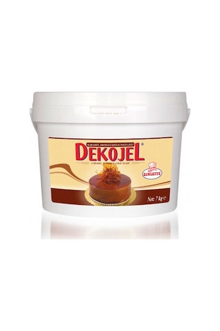 Ovalette Dekojel Karamel Aromalı Soğuk Pasta Jeli 7 kg Ovalette Dekojel Karamel Aromalı Soğuk Pasta Jeli 7 kg