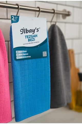 İlbay S Mikrofiber Tezgah Bezi 2'li 40 x 40 CM