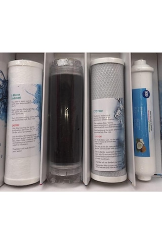 Ihlas Aura Cebilon Compact Uyumlu Su Arıtma Filitresi 4 Lü Filtre Seti Lüx Seri