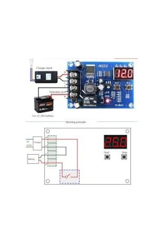 Gözeler Xh-m603 12-24v Batarya Akü Lityum Pil Şarj Kontrol Kartı