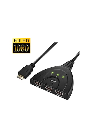 4586 Hdmi Çoklayıcı Switch 3 Port Çoğaltıcı