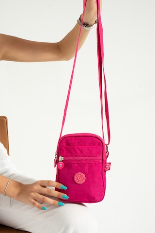 Nemo Bags Fuşya Unisex Telefonluk, Cüzdan, Kartlık, Çapraz Askılı Omuz Çantası, 18x13cm Fuşya