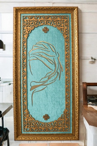 Said Nursi Hat Sanatı Tablo 40x80 Cm Said Nursi Hat Sanatı Tablo 40x80 Cm