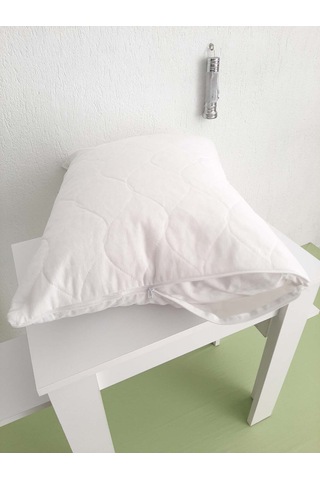 Otel Yastık Koruyucu Alez Kapitoneli Beyaz 50x70 Cm 12'li