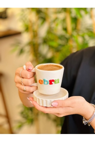 200ml Kişiye Özel İsimli Kupa Altlığı İle