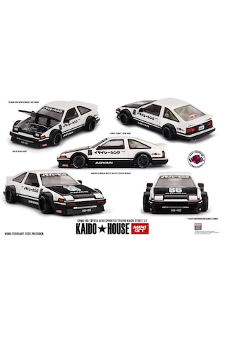 Mini Gt 1/64 Kaido House Toyota Ae86 Sprinter Trueno Kaido Street V1 180
